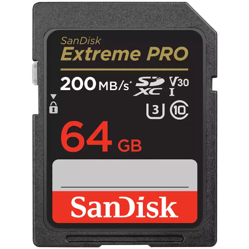 SanDisk 64GB SDXC Extreme PRO card