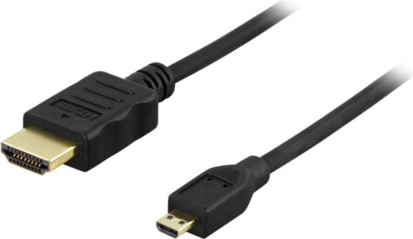 Deltaco TBD 2m HDMI to micro HDMI cable