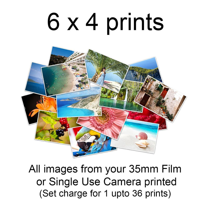 Develop + Print + Digital Delivery from (single use camera or 35mm film)