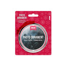 Spinning Circle Photo Ornament (gold/ silver / red) 2025