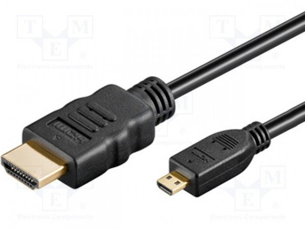 Goobay 31941 HDMI 'Type A' to Micro HDMI 'Type D' Cable | 1.5 Metre