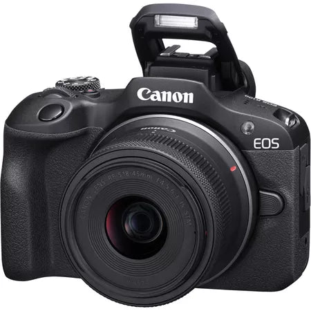 EOS R100 Mirrorless Camera + RF-S 18-45mm F4.5-6.3 IS STM Lens + RF-S 55-210mm F5-7.1 IS STM