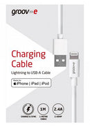 Groove MFI Lightning to USB-A Charger cable