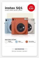 SQ 1  Square Instax Camera ORANGE *