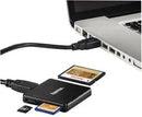 Hama USB 3.0 Multi Card Reader Blue - SD/Micro SD/CF