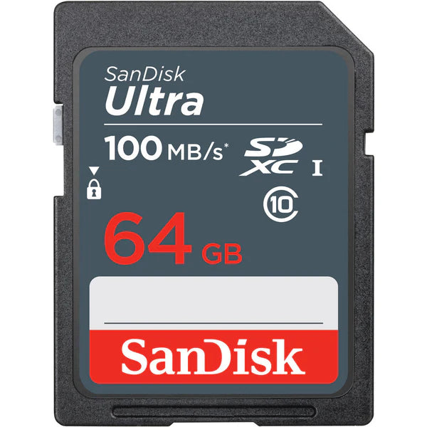 SanDisk 64GB SDXC ULTRA 100 HD