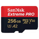 SanDisk Extreme PRO Micro SDHC 200MB s UHSI Card with adapter 256GB