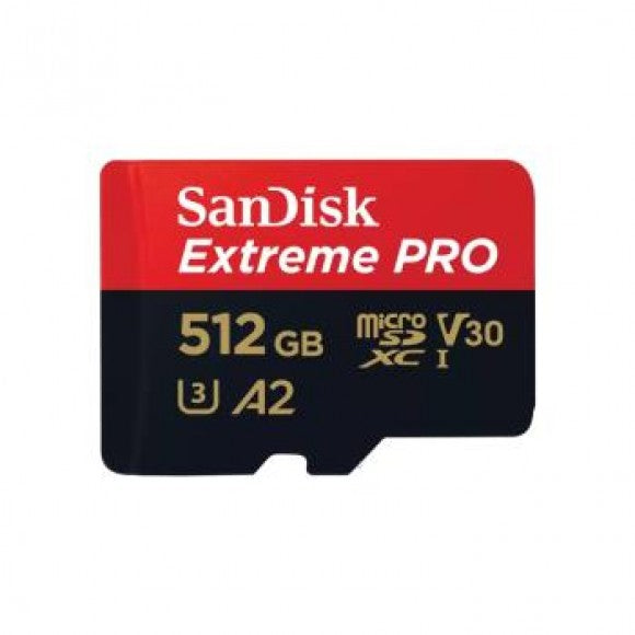 SanDisk 512Gb Extreme PRO Micro SD & Adapter