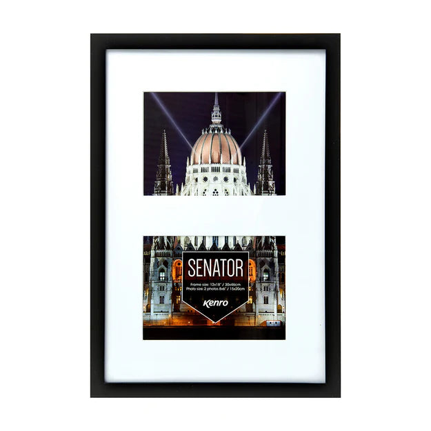 Senator Black Double Frame 8x6 (2)