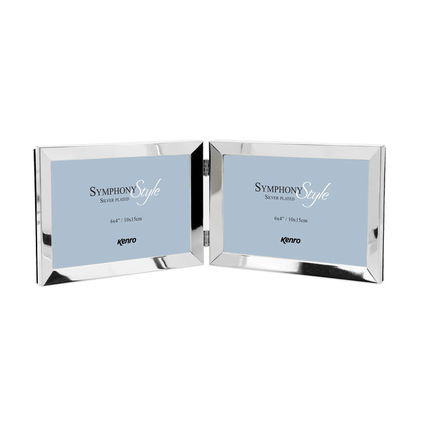 Symphony Style Silver Plated Double 6x4"/10x15cm