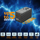 VERBATIM GAN III UNIVERSAL TRAVEL ADAPTER UTA-06 WITH 2 X US