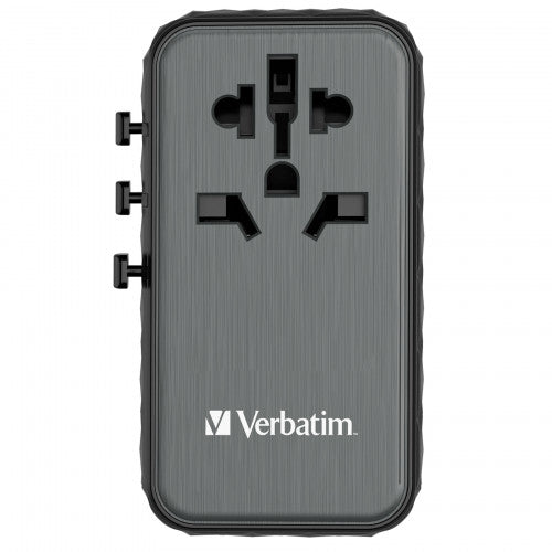 VERBATIM GAN III UNIVERSAL TRAVEL ADAPTER UTA-06 WITH 2 X US