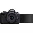 EOS R50 Mirrorless Camera, Black + RF-S 18-45mm IS STM Lens + RF-S 55-210mm