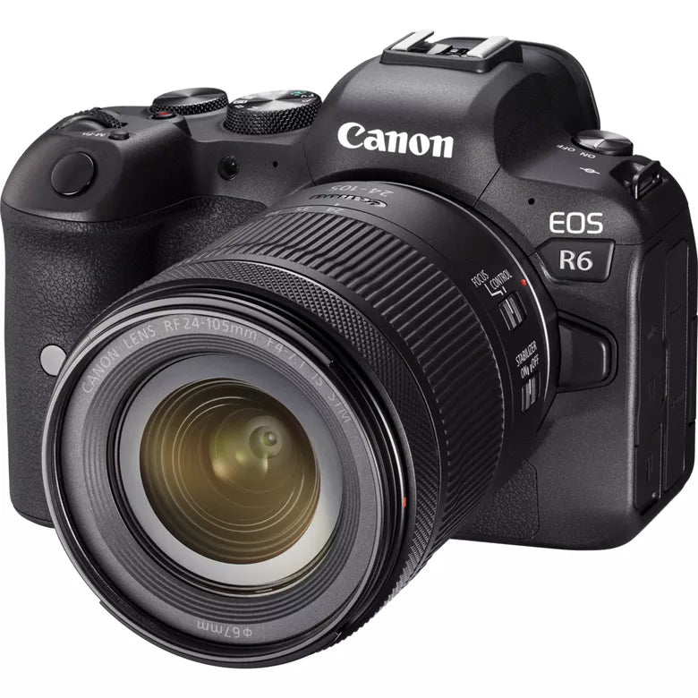 Canon EOS R6 Mirrorless Camera + RF 24-105mm F4-7.1 IS STM Lens