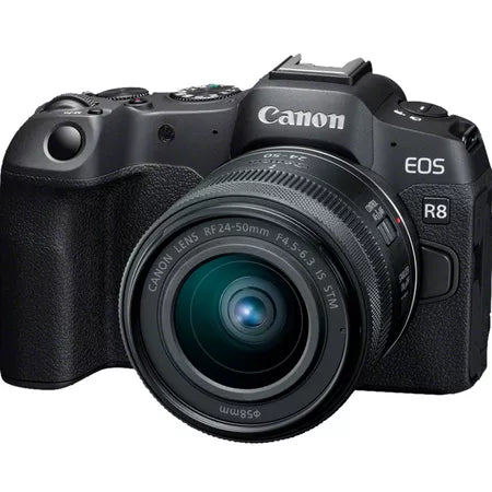 Canon EOS R8 Mirrorless Camera + RF 24-50mm F4.5-6.3 IS STM Lens
