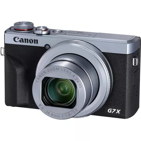 Canon PowerShot G7 X Mark III Compact Camera, Silver