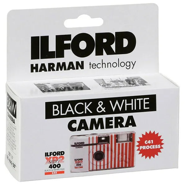 HARMAN Ilford XP2 Disposable Camera 27exp Black & White