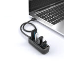 4 Ports USB 2.0 HUB 0.15. BLACK