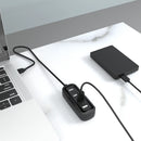 4 Ports USB 2.0 HUB 0.15. BLACK
