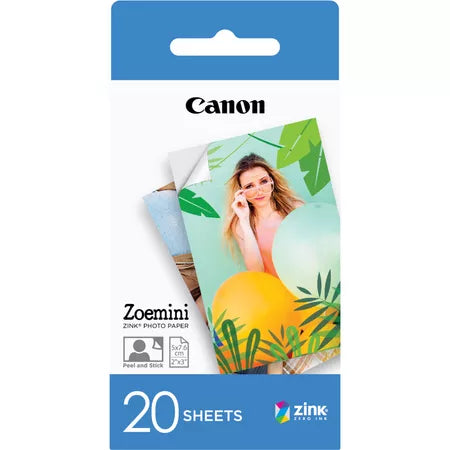 Canon Zoemini Zinc 20 pk paper