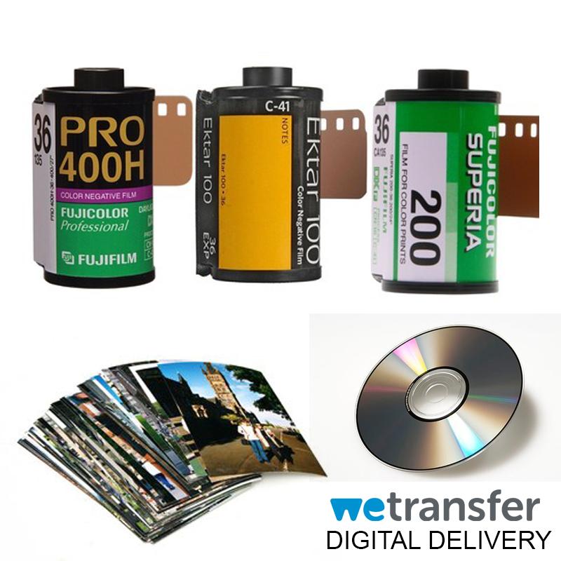 Develop Print Film Develop + Print + Digital Delivery