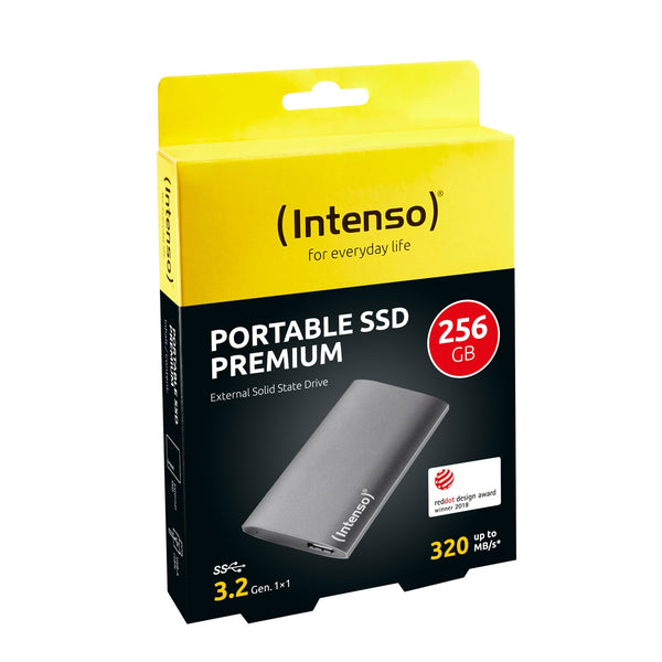 Intenso 256gb External Memory (Solid State Drive Technology SSD)