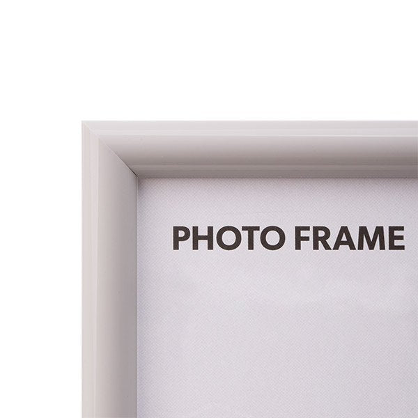 Kenro Frisco Series White Photo Frame 6x4” to 12x16" Freestanding or Wall Hanging with Glass Front