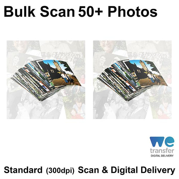 Bulk Scan 50+ Photos