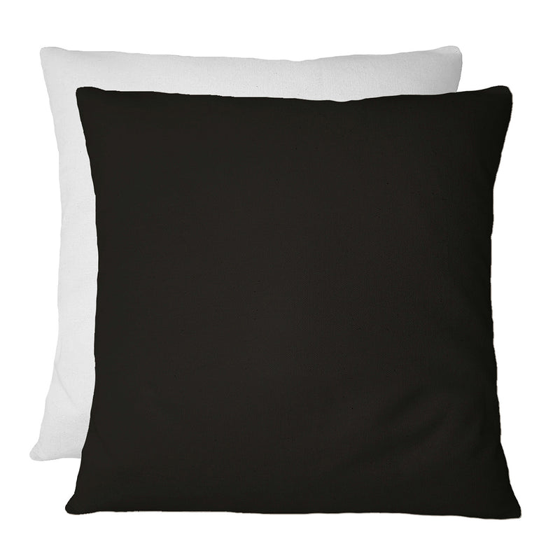 French Velvet Scatter Cushion Black /White 350x350mm