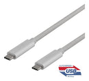 USB-C SuperSpeed cable, 1m, braided, USB 3.1 Gen 2
