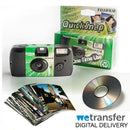 Develop + Print + Digital Delivery from (single use camera or 35mm film)