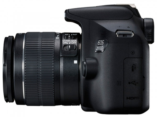 EOS  2000D Standard Bundle inc EF-S 18-55mm f/3.5-5.6 IS II Zoom Lens.