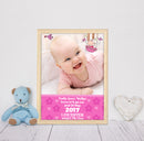 A3 Poster: Baby Basket - girl