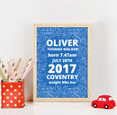 A3 Poster: Baby Boy Wallpaper