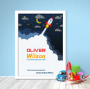 A3 Poster: Loved to the Moon
