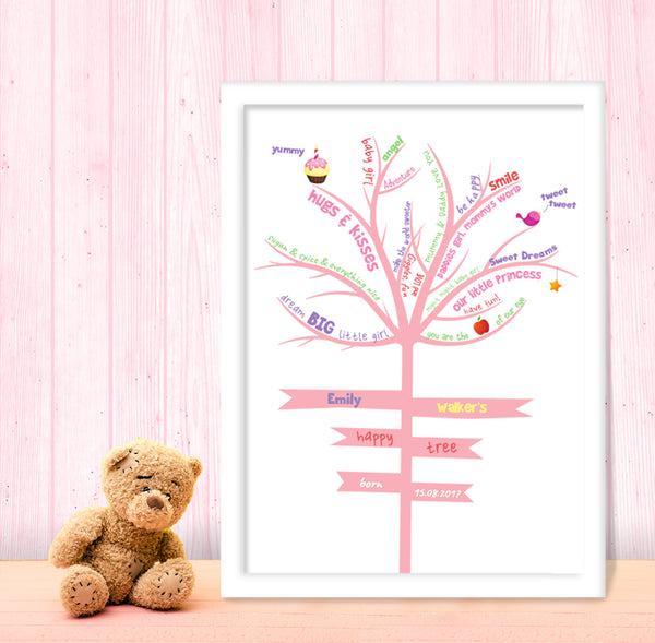 A3 Poster: Happy Tree