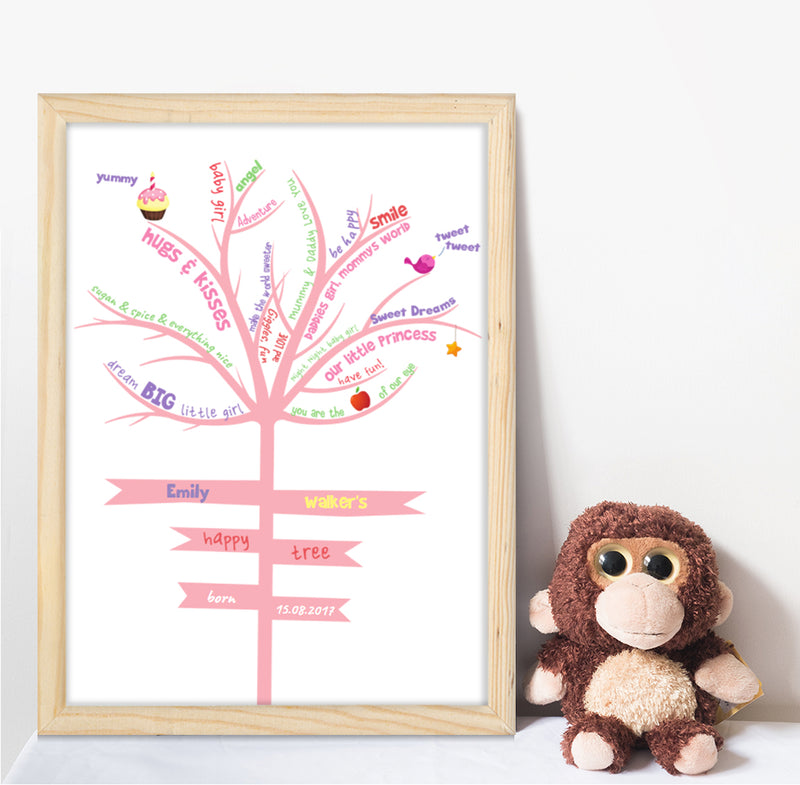 A3 Poster: Happy Tree
