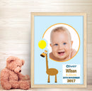 A3 Poster: Giraffe with Balloon
