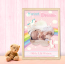 A3 Poster: Cute Unicorns