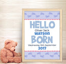 A3 Poster: Hello Footprints