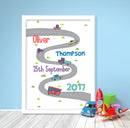 A3 Poster: Cartoon Cars