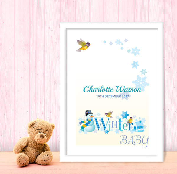 A3 Poster: Winter Baby