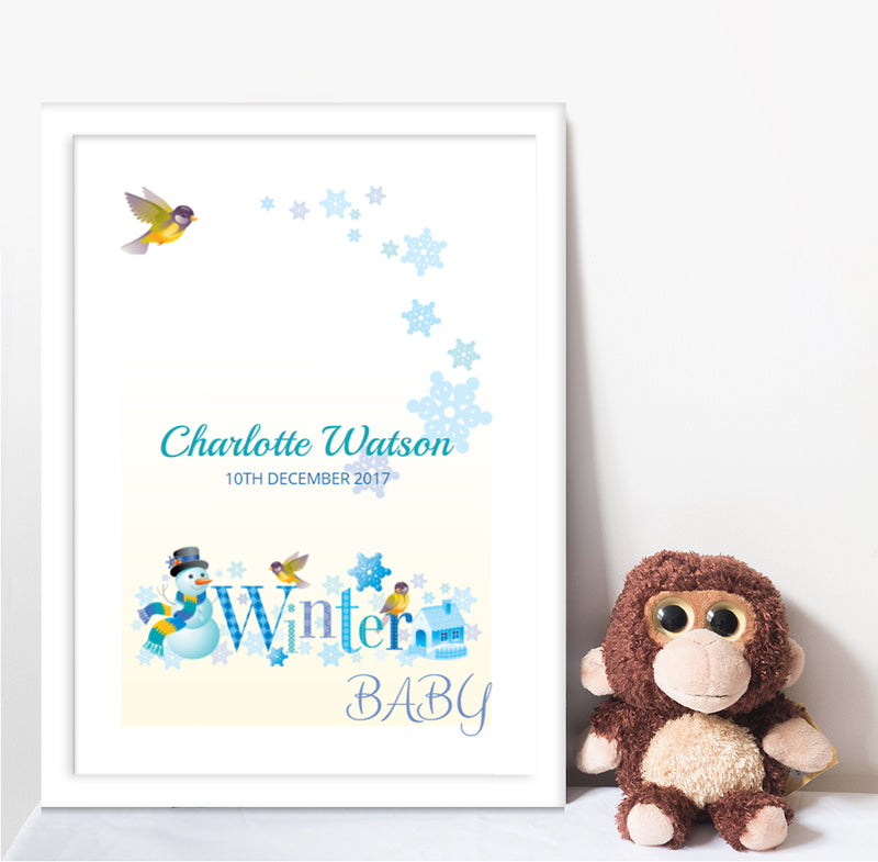 A3 Poster: Winter Baby
