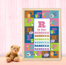 A3 Poster: Cute Animal Alphabet