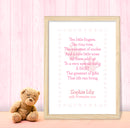 A3 Poster: Ten Little Fingers - White