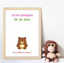 A3 Poster: Cuddly as a Bear