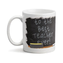 Mug: Best Teacher Blackboard
