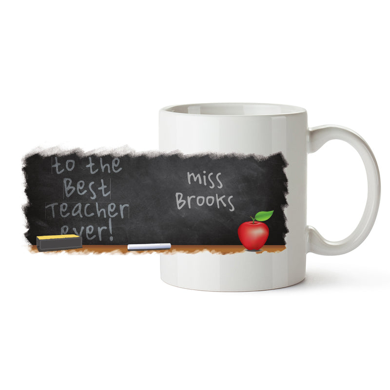 Mug: Best Teacher Blackboard