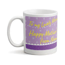 Mug: Purple Bee with Photo