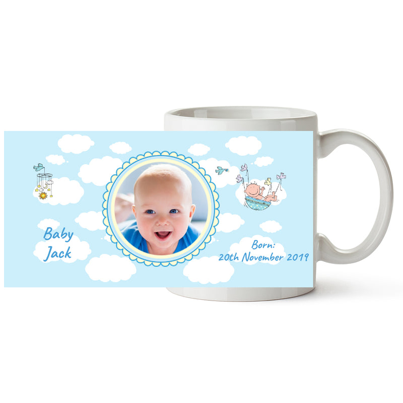 Mug: Baby Boy Basket